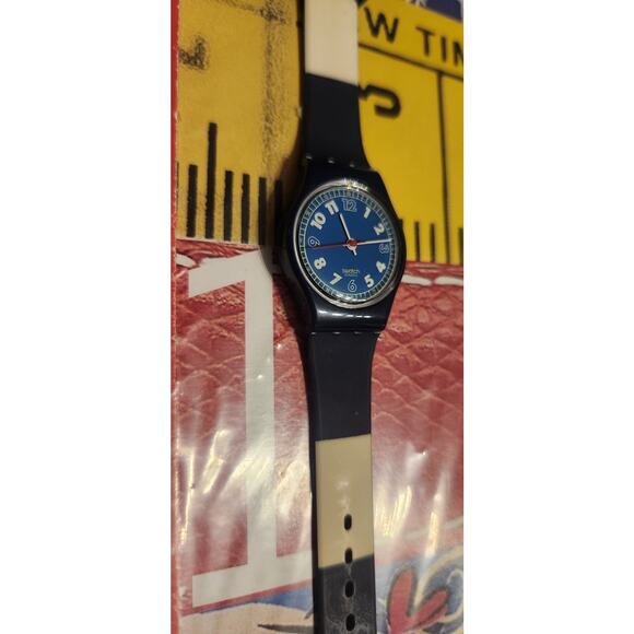 Swatch watch FORSAIL LI100 1990 Standard Ladies New old stock - Picture 4 of 7